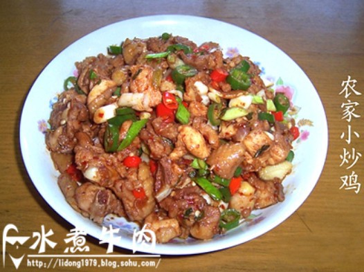 农家小炒鸡的做法