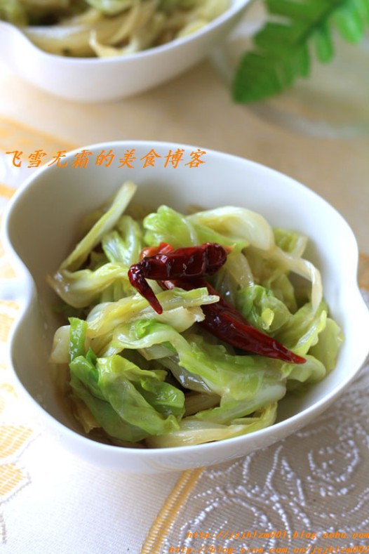 手撕圆白菜的做法