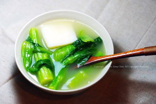 菜心年糕汤的做法