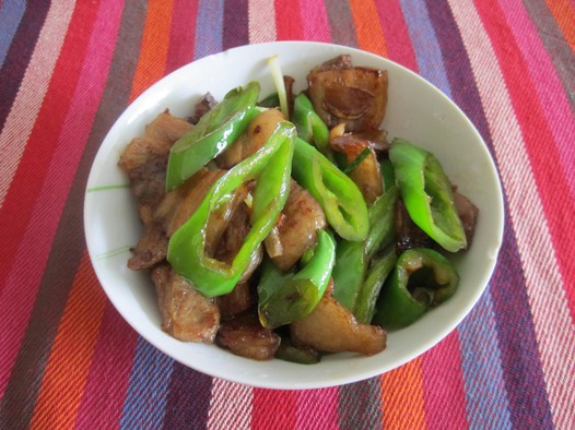 青椒小炒肉的做法
