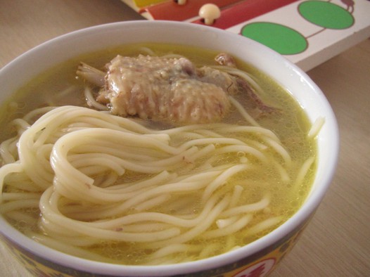 鸡汤面的做法