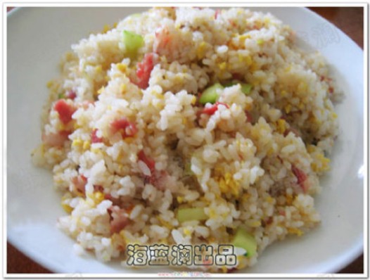 培根炒饭的做法
