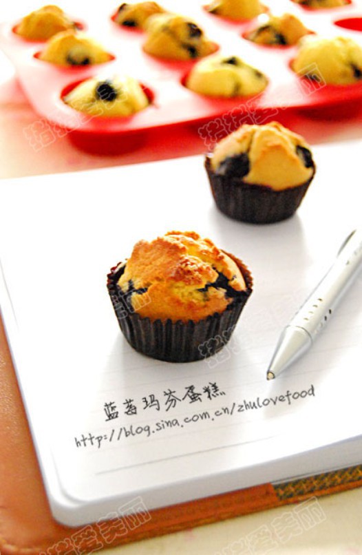 蓝莓马芬蛋糕的做法