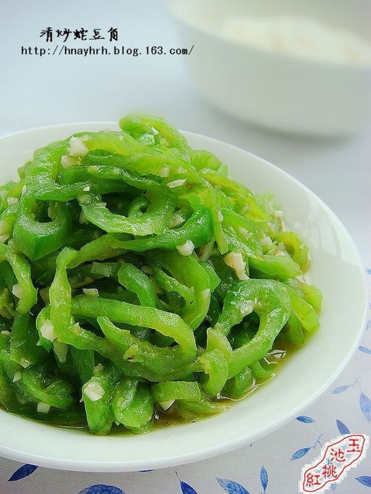 清炒蛇豆角的做法