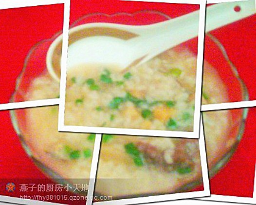 红鱼干排骨粥的做法