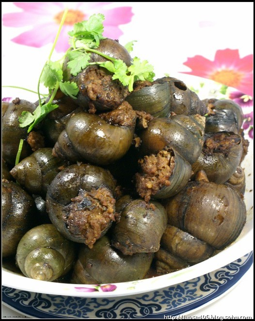 田螺塞肉的做法
