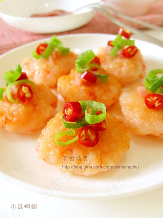 水晶虾饼的做法