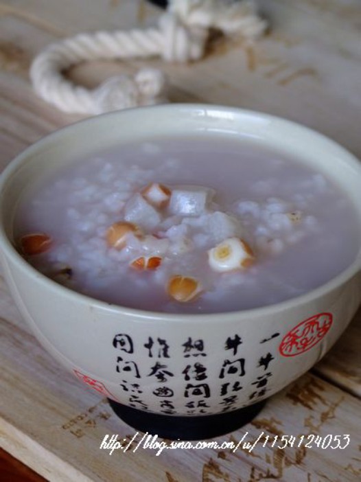 山药薏米芡实粥的做法