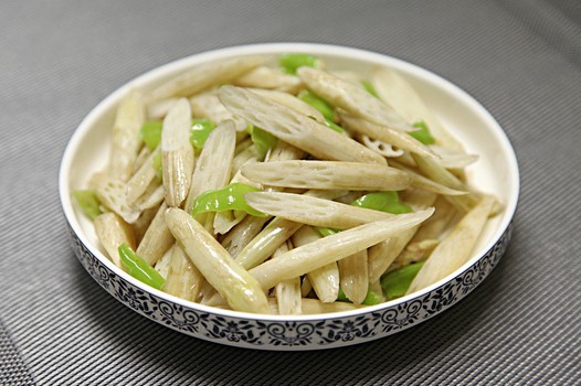 清炒藕心菜的做法