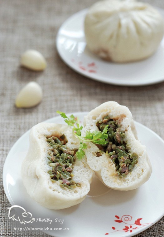 豇豆猪肉包的做法