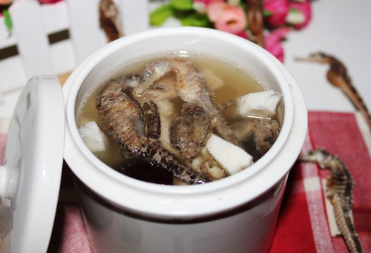 海马椰子炖瘦肉汤的做法