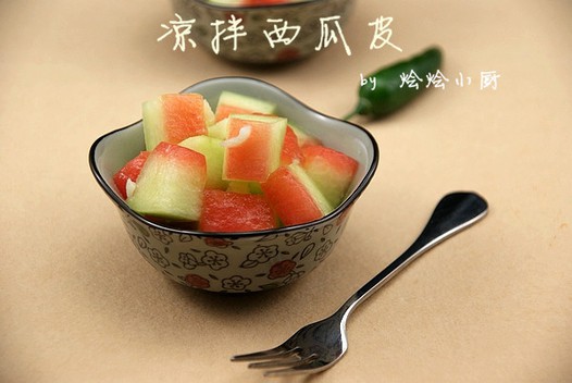 凉拌西瓜皮的做法