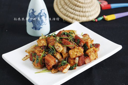 酱香孜然豆腐的做法