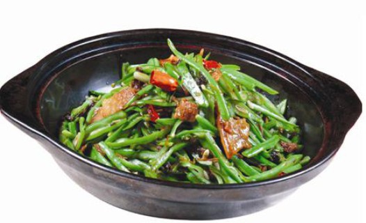 砂锅四季豆的做法