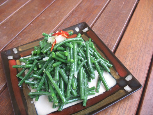 蒜泥豆角的做法