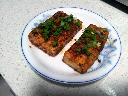 微波炉版烧烤豆腐干的做法