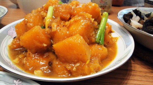 蒜蓉豆豉炒南瓜的做法