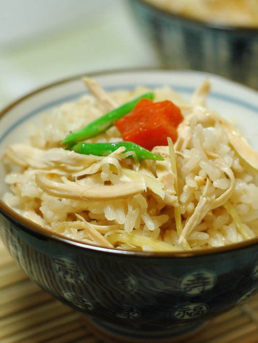 生姜鸡肉饭的做法