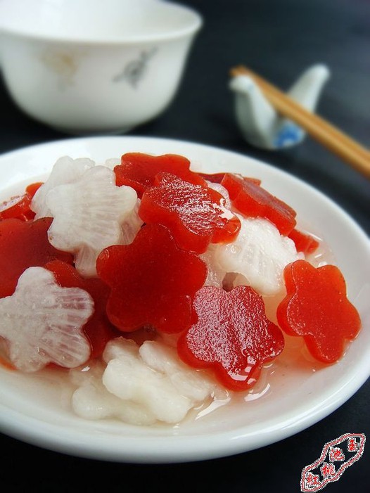 京糕萝卜花的做法