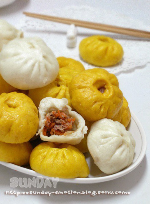 胡萝卜羊肉包子的做法