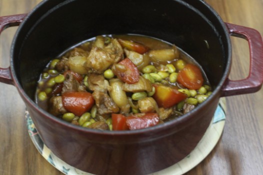 青豆胡萝卜红烧肉的做法