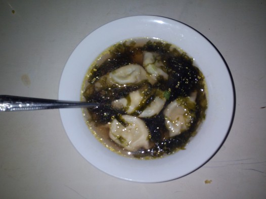 紫菜汤饺的做法