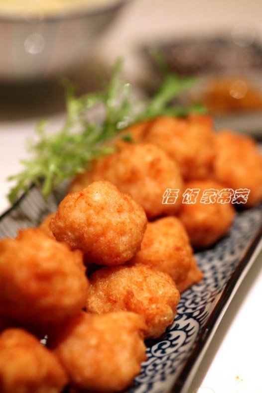 炸虾球的做法