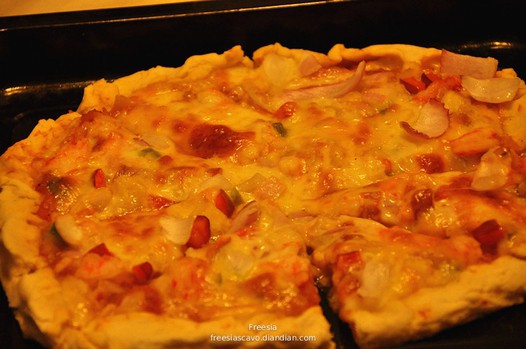 海鲜pizza的做法