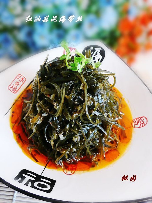 红油蒜泥海带丝的做法