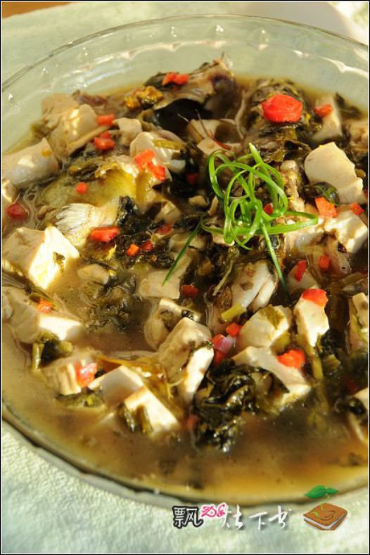 咸菜豆腐昂刺鱼的做法