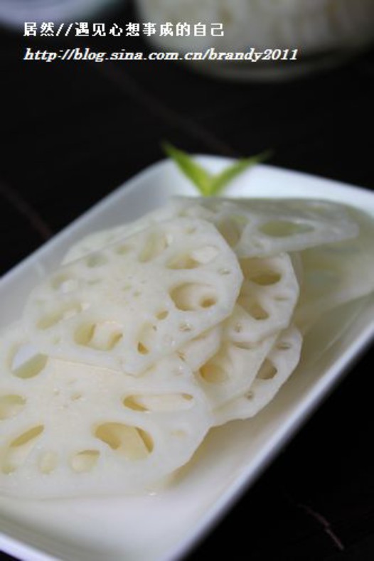 酸甜藕片的做法