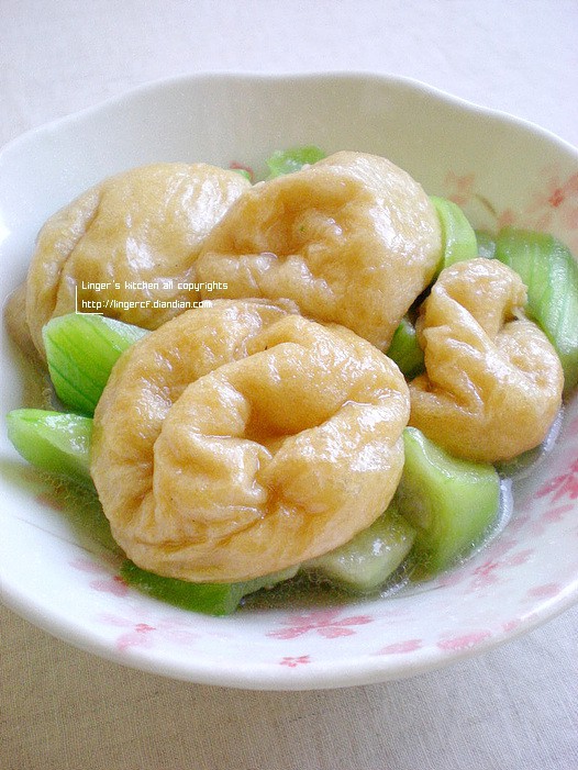 面筋炒丝瓜的做法