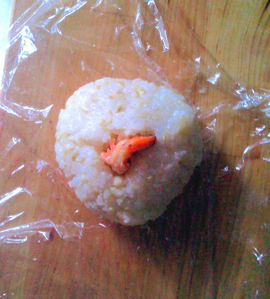 虾仁饭团的做法