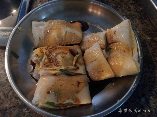 香菇虾仁肠粉的做法