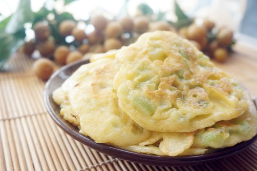 美味丝瓜饼的做法