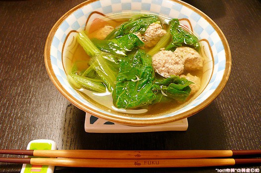 肉圆小白菜汤的做法