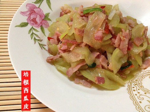 培根西瓜皮的做法