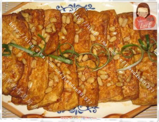 松仁豆腐的做法