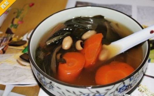 眉豆牛腱菜干汤的做法