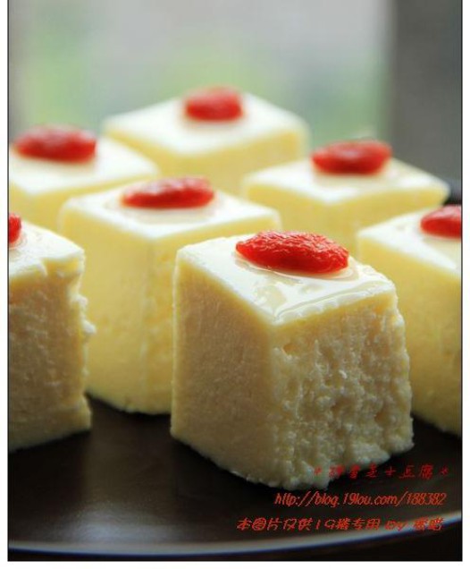 柠香芝士豆腐的做法
