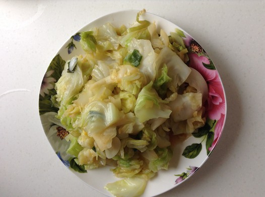 清炒圆白菜的做法