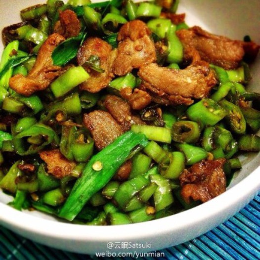 农家小炒肉(私房版)的做法