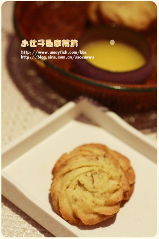 核桃奶酥饼干的做法