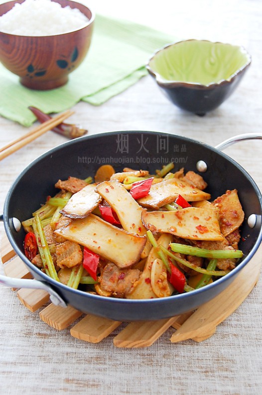 干锅杏鲍菇的做法