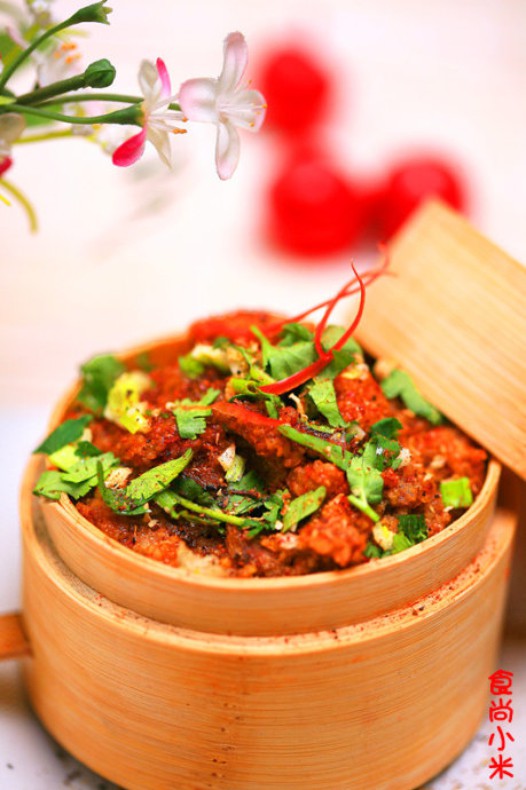 粉蒸牛肉的做法