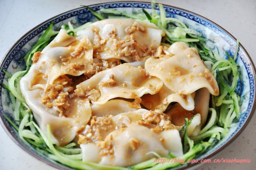 芝麻酱拌饺的做法