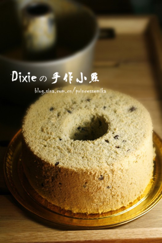 抹茶红豆戚风的做法