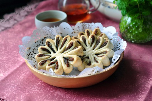 枣泥菊花酥的做法
