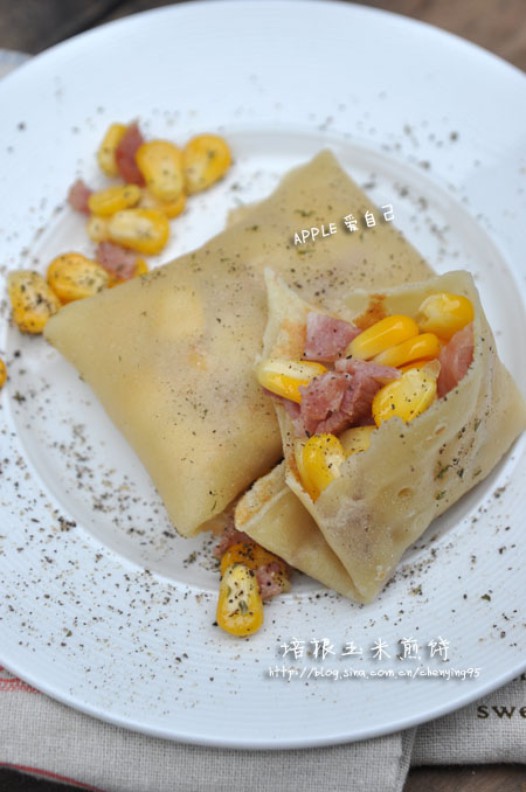 培根玉米煎饼的做法