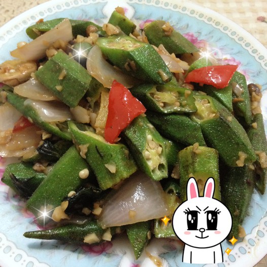 豉汁炒秋葵的做法